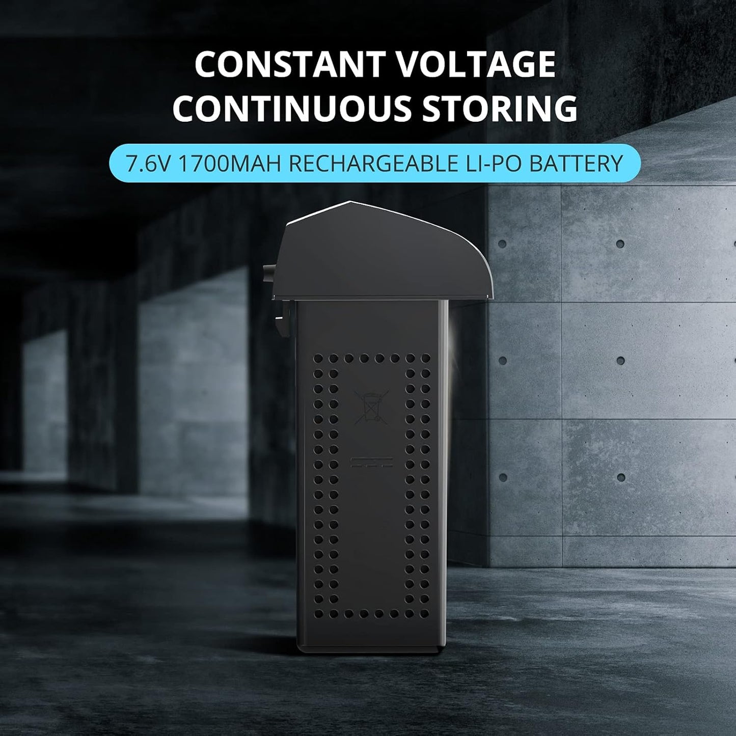 Holy Stone HS175D drone battery wiith 7.6V 1700mAh capacity