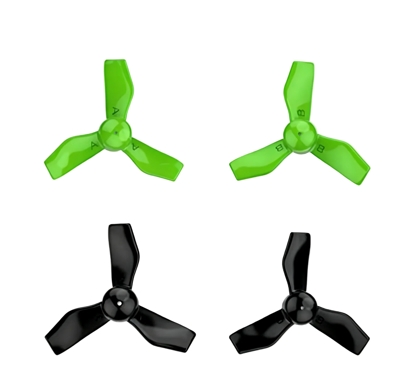 Holy Stone HS210 green drone 3-paddle propellers