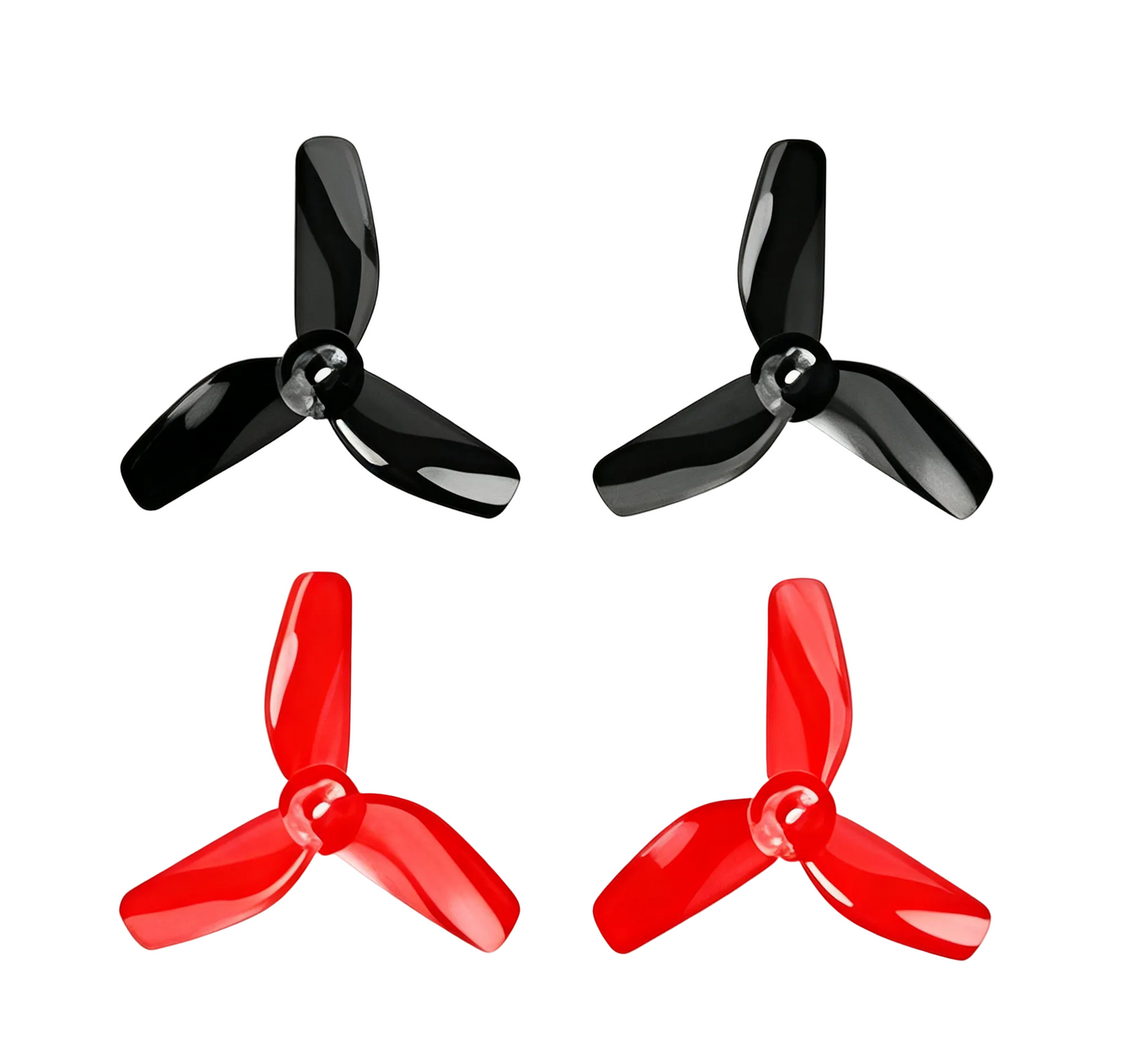Holy Stone HS210 red drone 3-paddle propellers