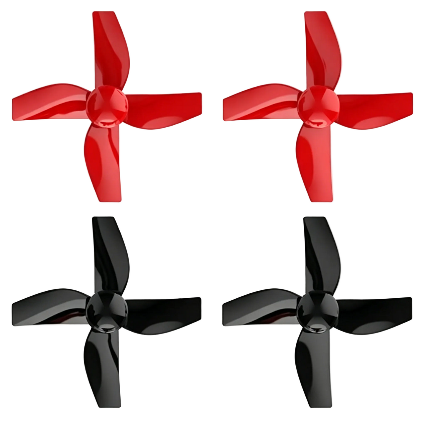 Holy Stone HS210 red drone 4-paddle propellers