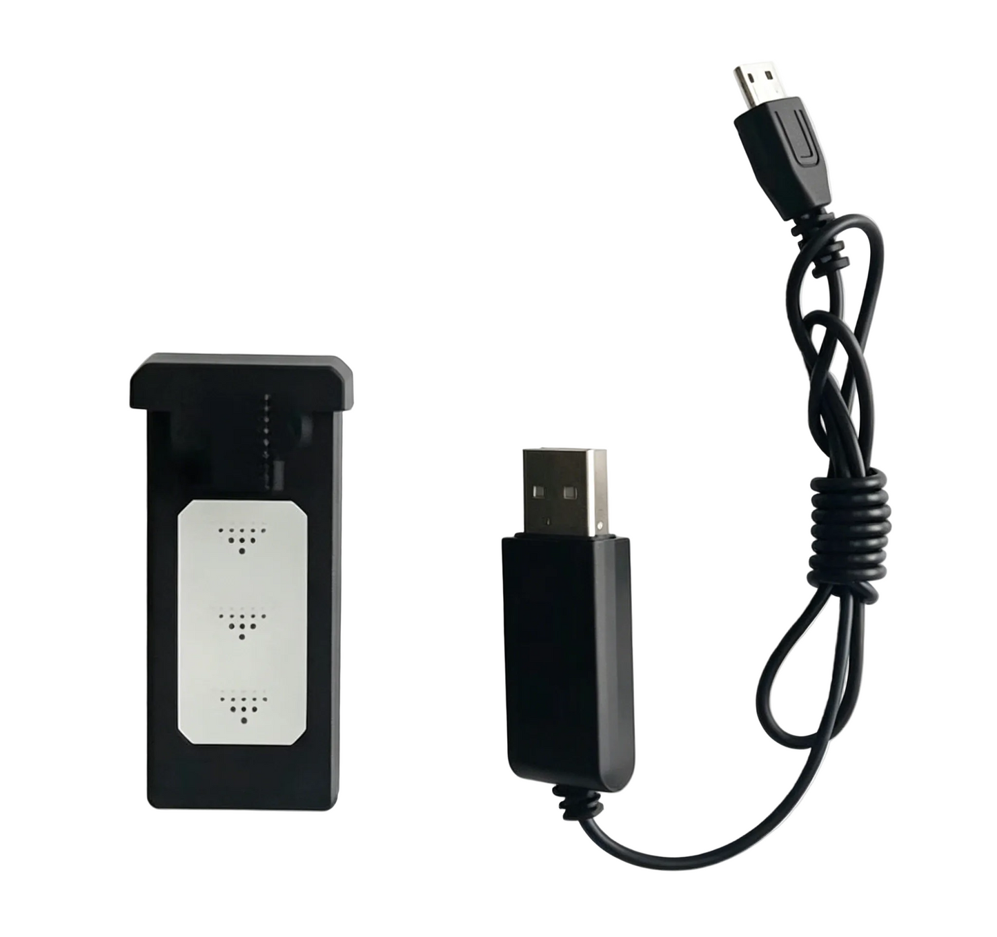 Holy Stone black HS430 drone battery with charging cable