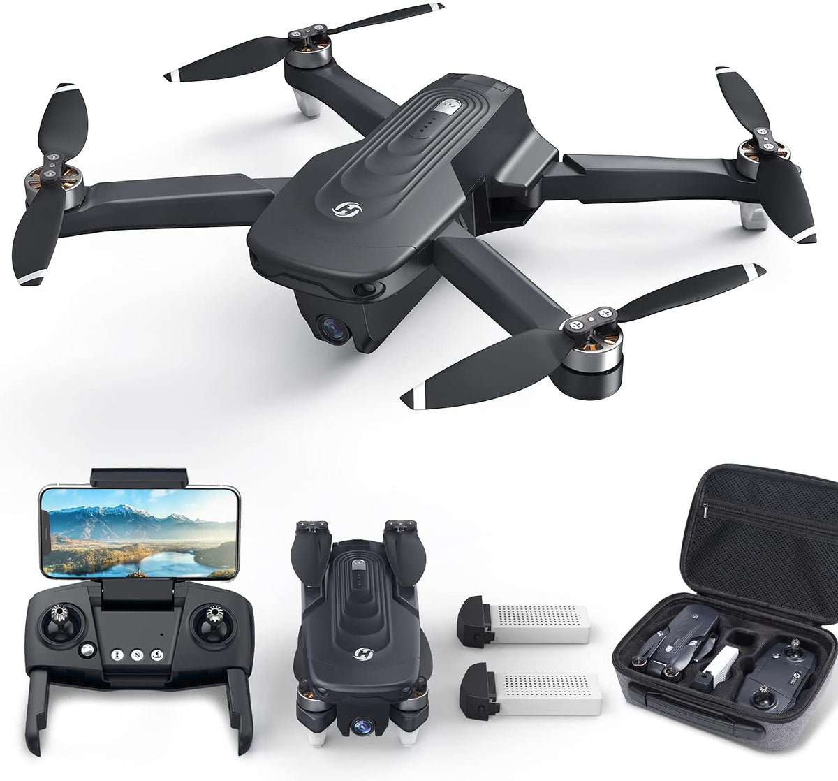 Holy Stone Drone GPS con cámara 4K para adultos, HS175D RC Quadcopter con  retorno automático, sígueme, motor sin escobillas, vuelo circular, vuelo de