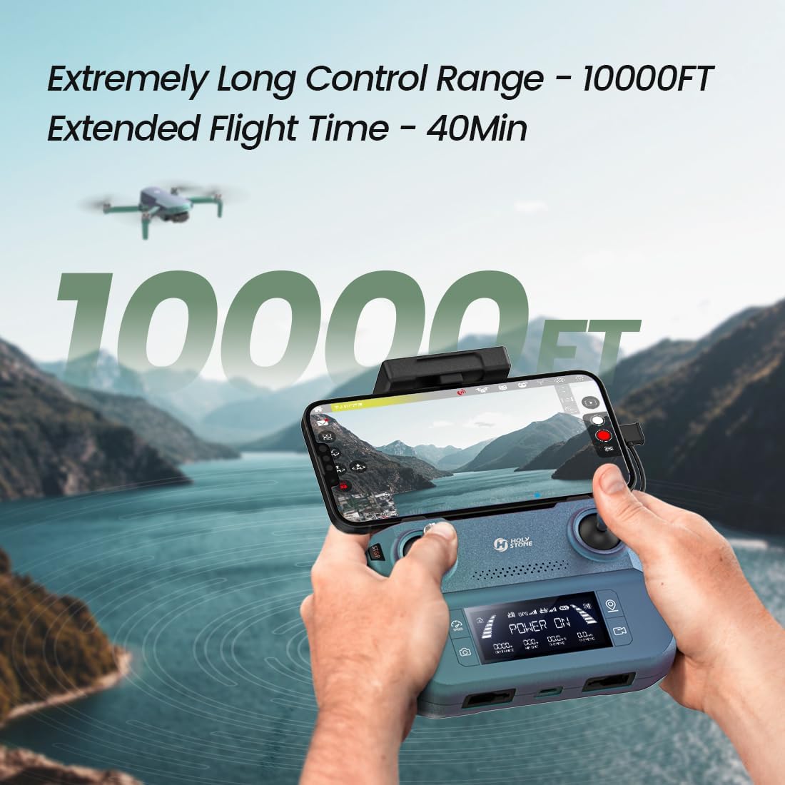 Holy Stone Drone HS360S GREEN (2 Batteris)