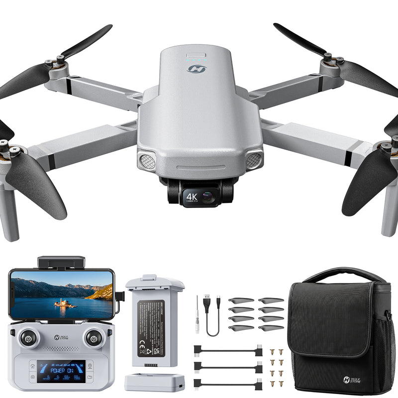 Holy Stone HS360G 4K GPS Drone with 3-Axis Gimbal and Accessories