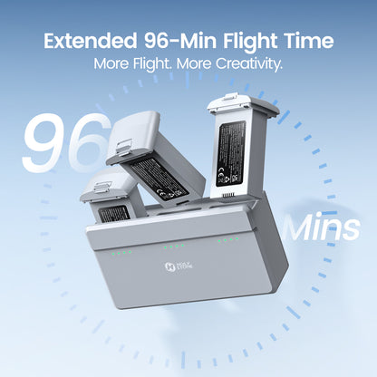 Holy Stone HS360G Three-Battery Kit with Up to 96 Minutes Total Flight Time