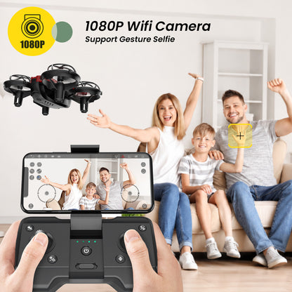 Holy Stone HS420 1080P WiFi camera drone with FPV live view for kids and beginners