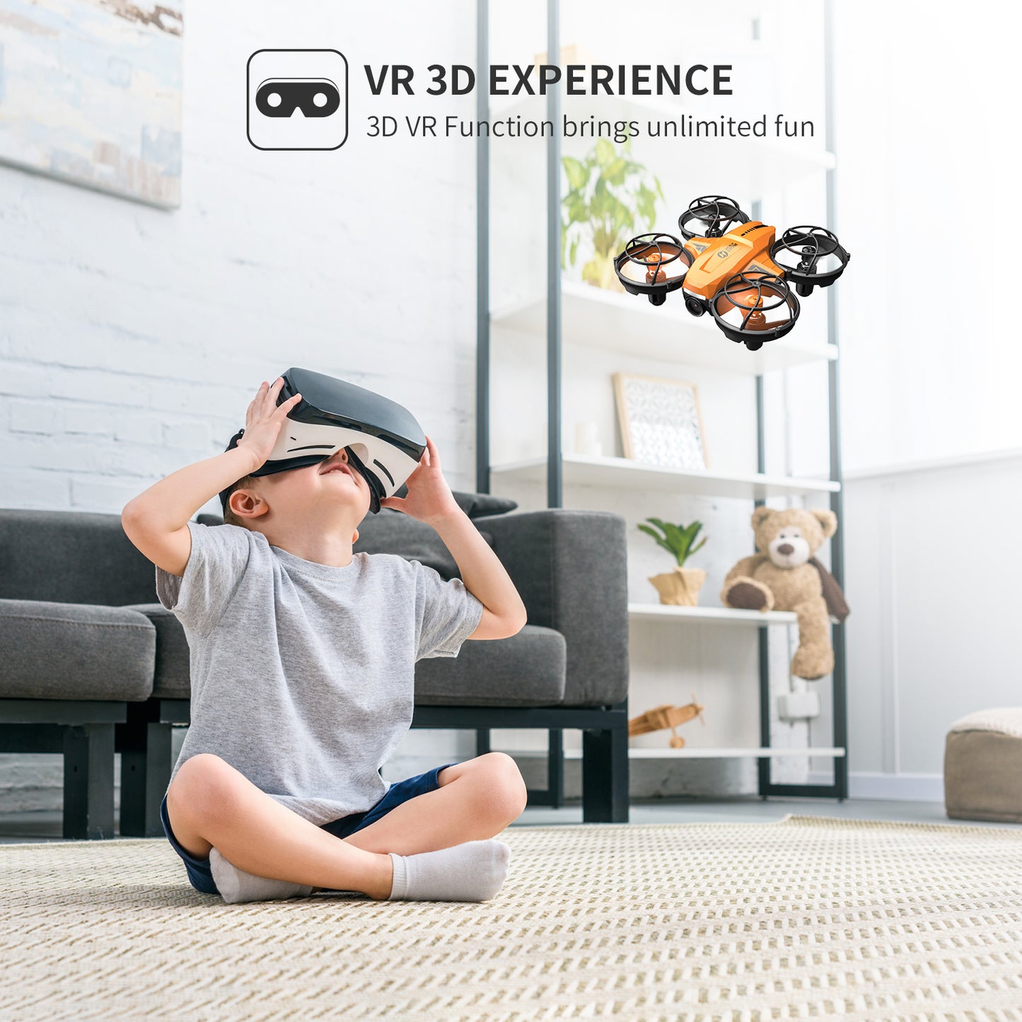 Holy Stone HS420 FPV drone compatible with VR 3D viewing experience