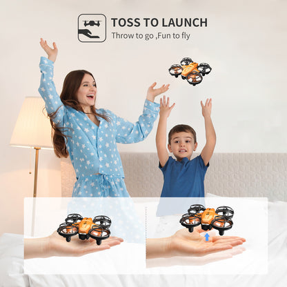 Holy Stone HS420 mini drone with toss-to-launch feature for easy takeoff