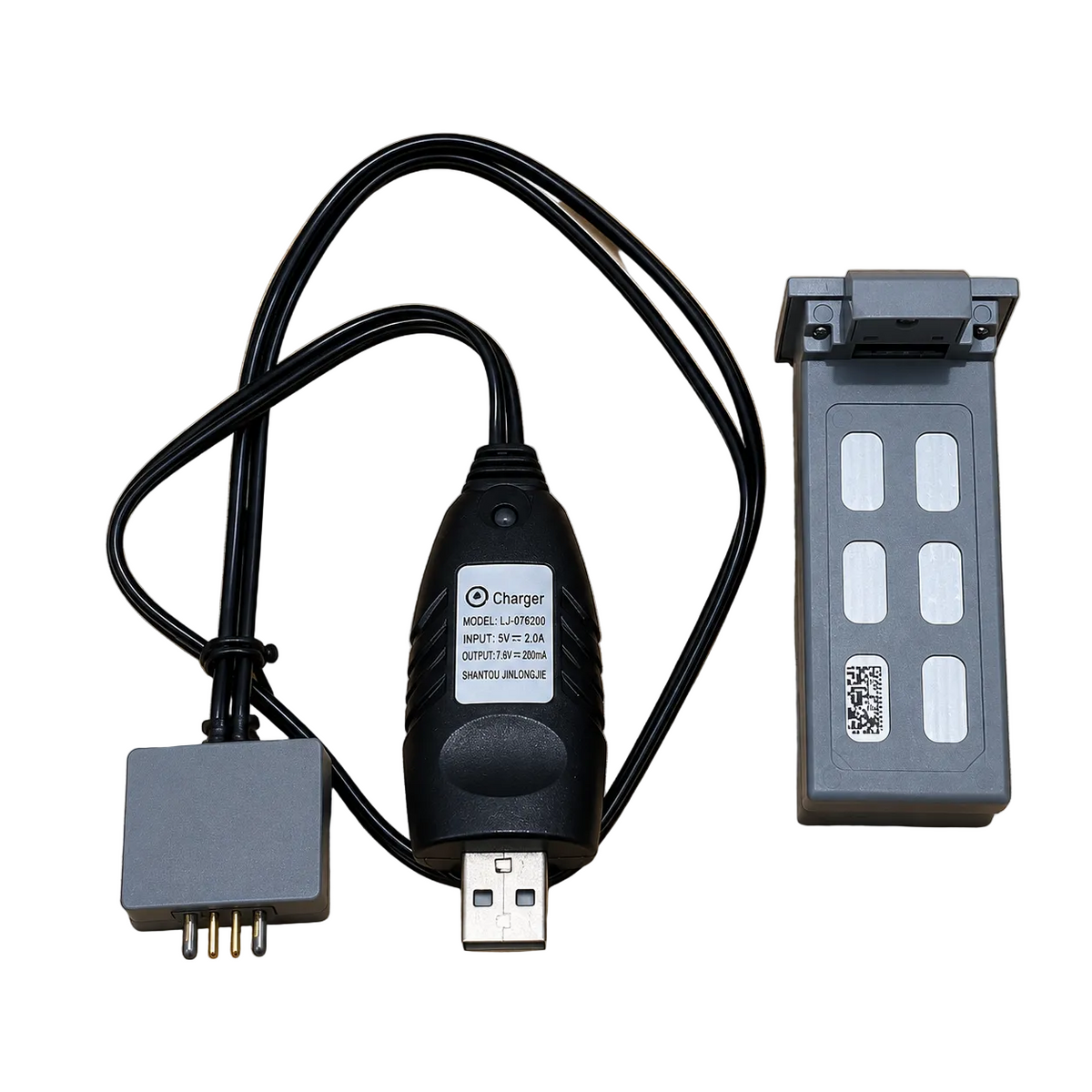 Holy Stone HS440G drone battery with charging cable