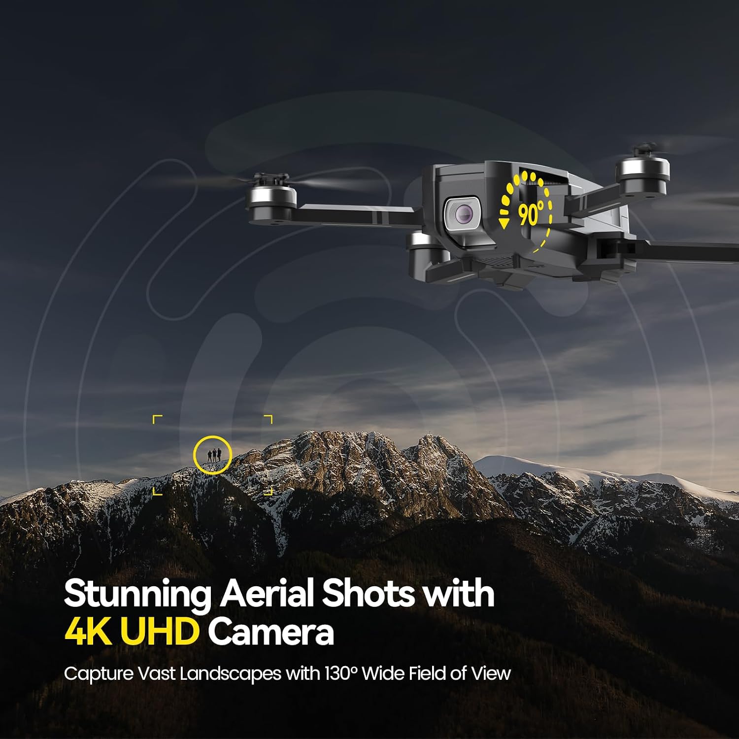 Holy Stone HS720 GPS drone with 4K UHD camera for aerial photography and video