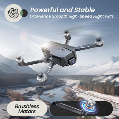 Holy Stone HS720E drone with powerful brushless motors for stable outdoor flight
