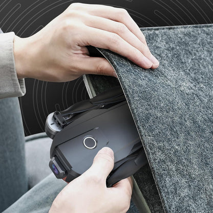 Holy Stone HS720E foldable drone with compact carrying case for easy travel and storage