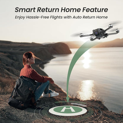 Holy Stone HS720E GPS drone with Smart Return Home feature for safer outdoor flying
