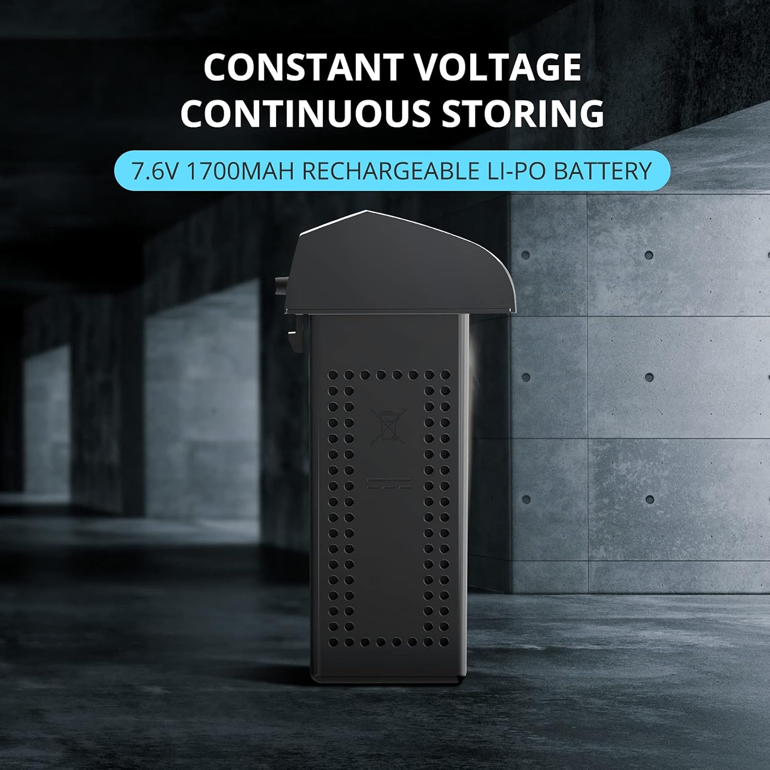 Holy Stone HS175D drone battery wiith 7.6V 1700mAh capacity