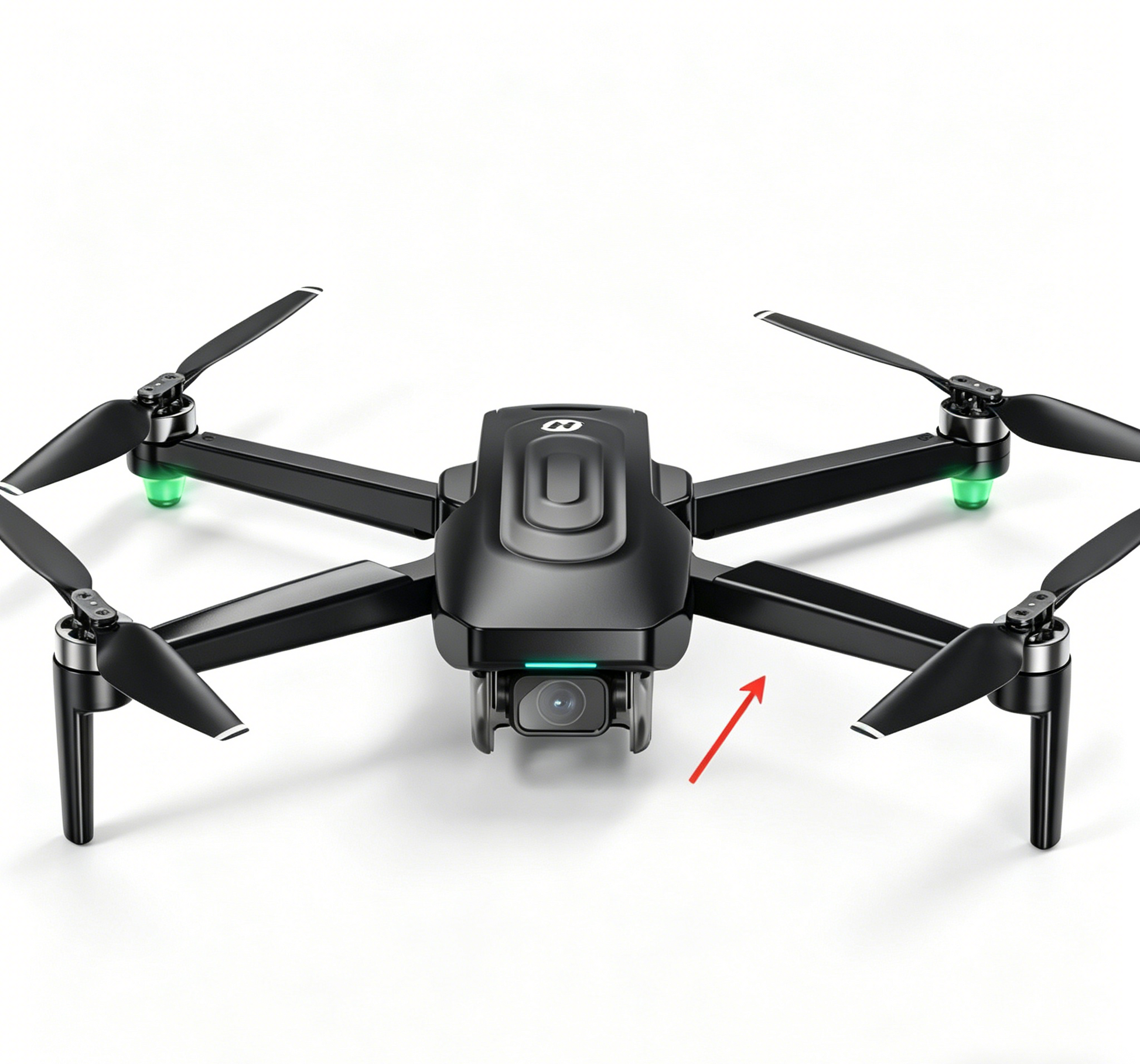 Holy Stone HS175G drone front left arm assembly with motor