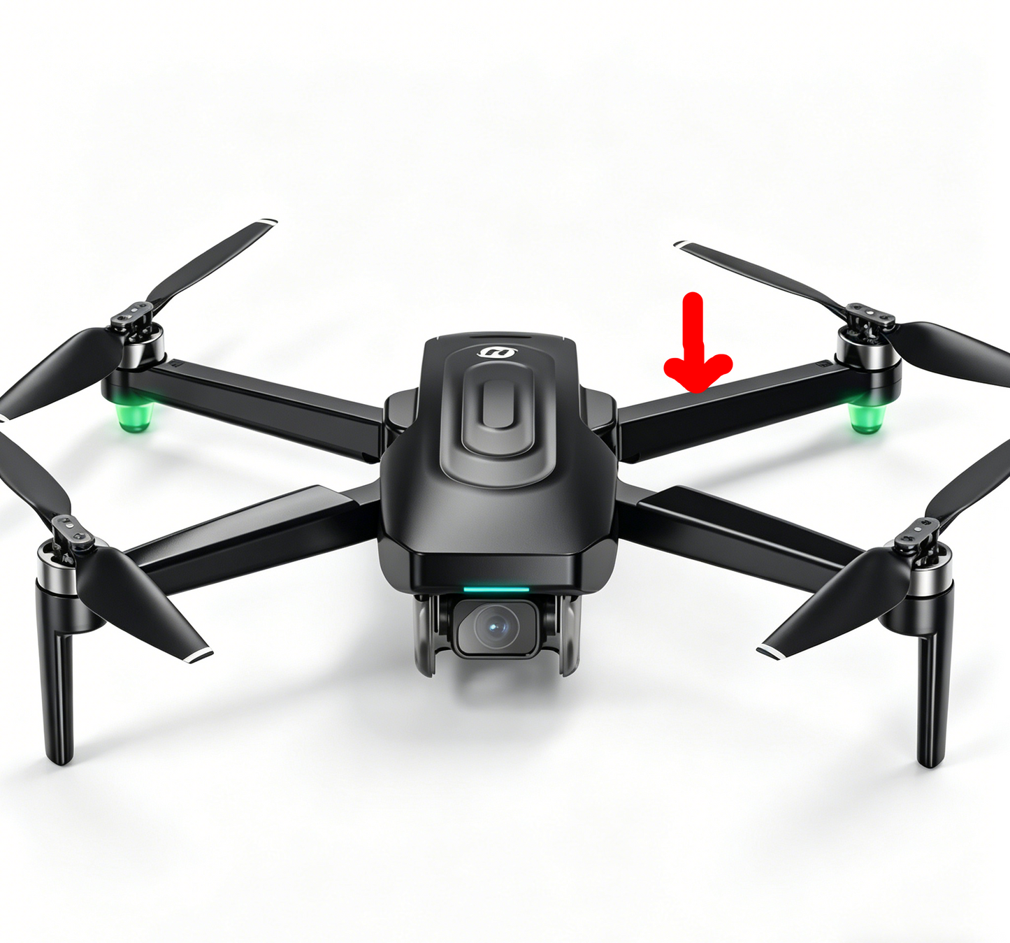Holy Stone HS175G drone rear left arm assembly with motor