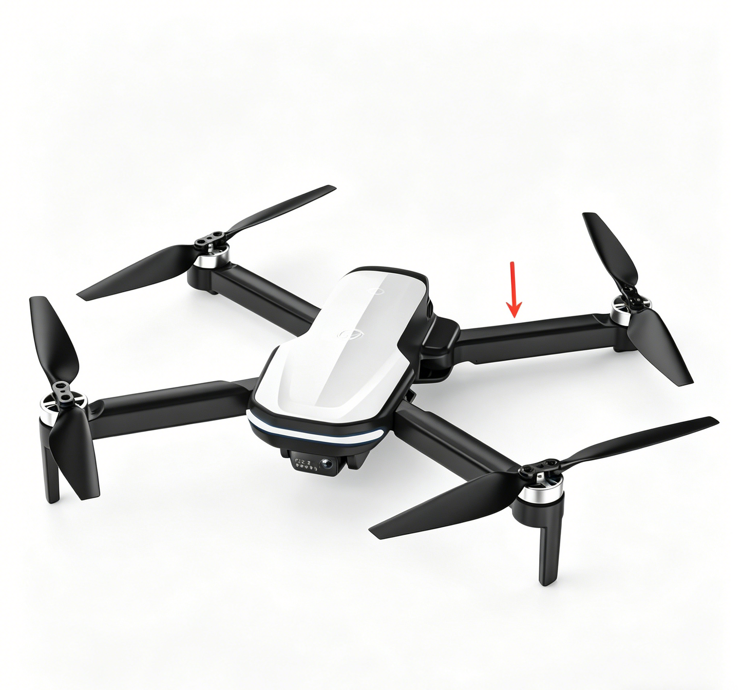 Holy Stone HS280D drone rear left arm assembly with motor