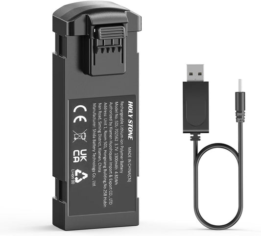 Battery with Charging Cable for HolyStone HS290 Drone