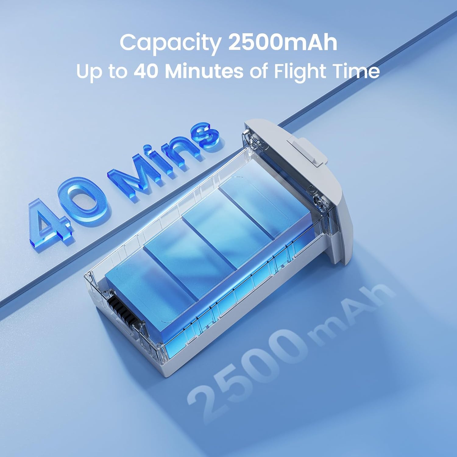 Holy Stone HS360D drone battery with up to 40 minutes flight time
