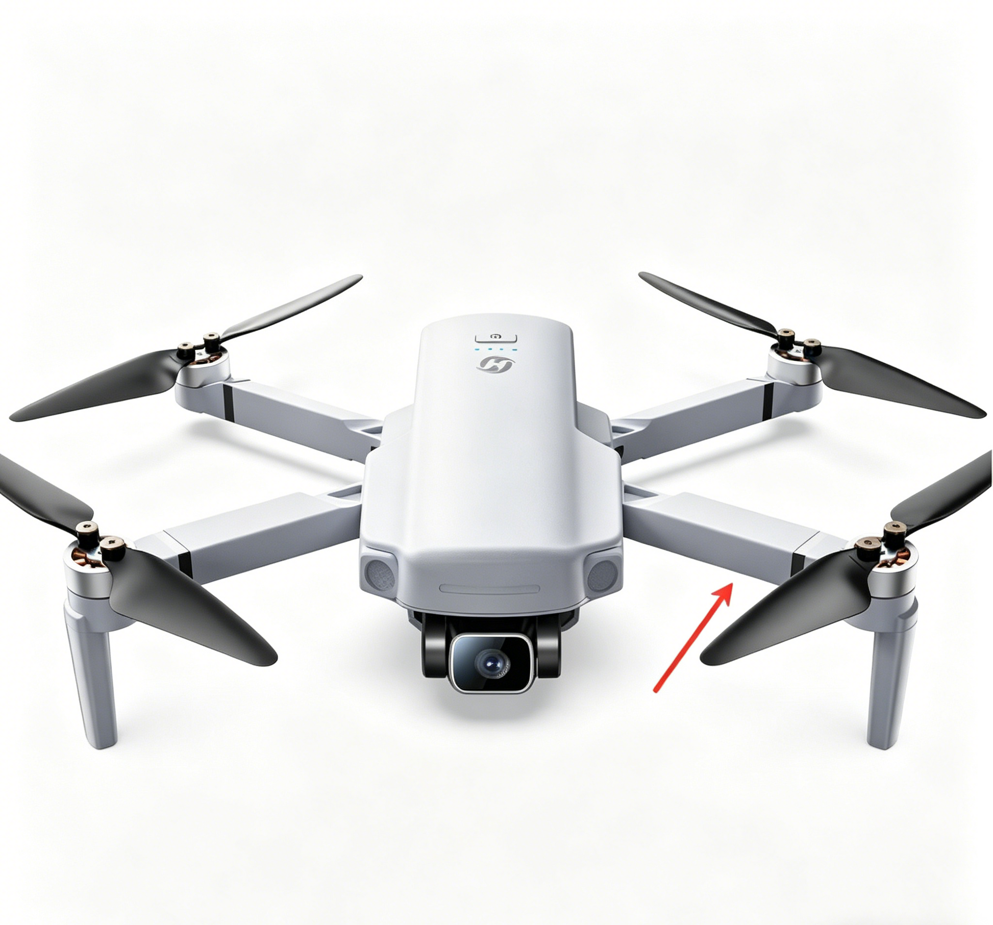 Holy Stone HS360D drone front left arm assembly with motor