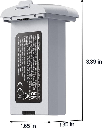 Holy Stone HS360E drone battery dimensions