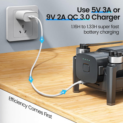 Holy Stone HS900 battery charging Guide using 5V 3A or 9V 2A QC3.0 charger