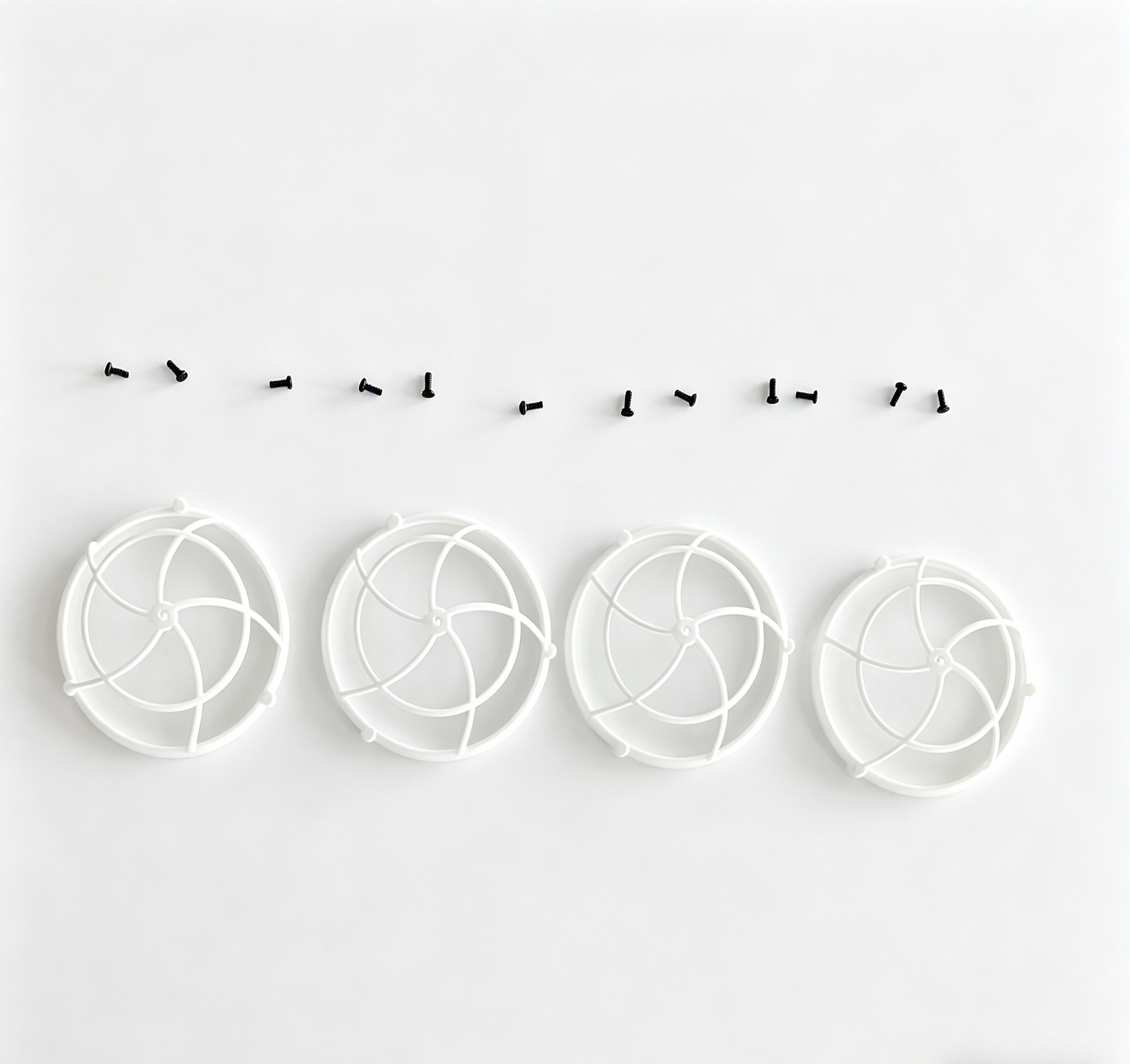 Holy Stone white HS420 drone propellers with screws
