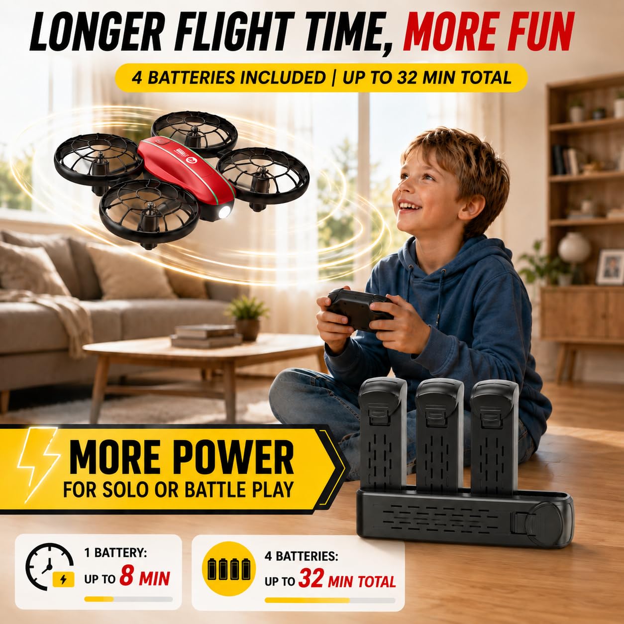 Holy Stone HS210FS 2-Player Battle Drone Set - Holy Stone