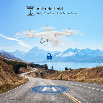 Holy Stone HS110D FPV RC Drone With 1080P HD Camera Live Video 120 Wide Angle WiFi Quadcopter With Gravity Sensor, Voice Control, Gesture Control, Altitude Hold, Headless Mode, 3D Flip RTF 2 Batteries