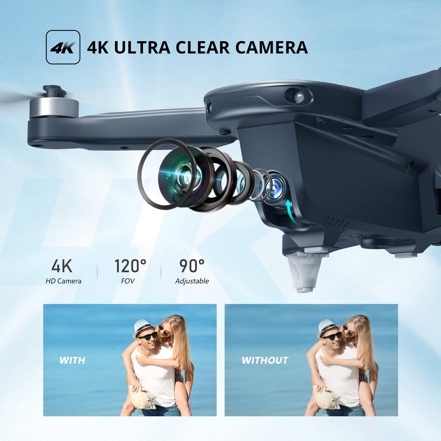 ホーリーストーン175 HS175 Ultralight Drone with 2K Camera